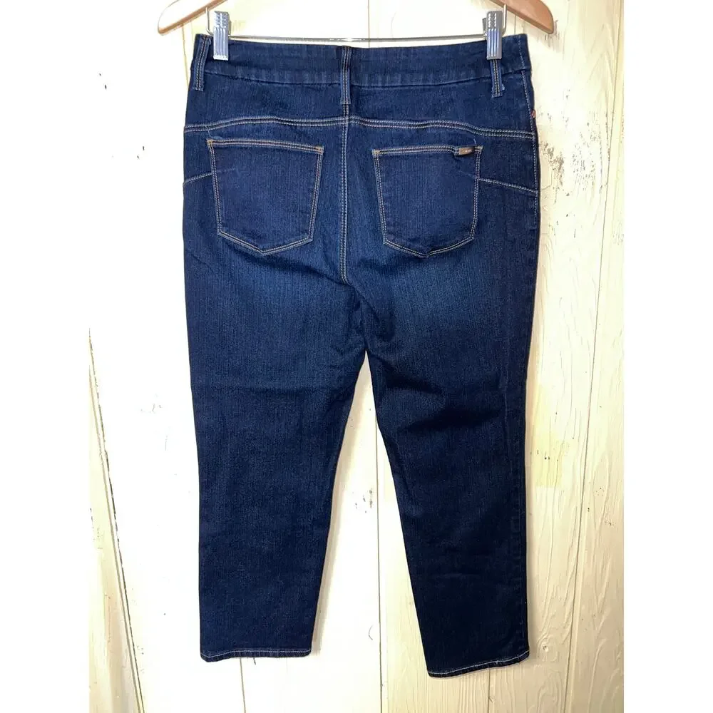 Chico's Jeans Women's 4 Crop Skimmer So Lifting Tummy Control Capri Pedal Pusher - Picture 7 of 10